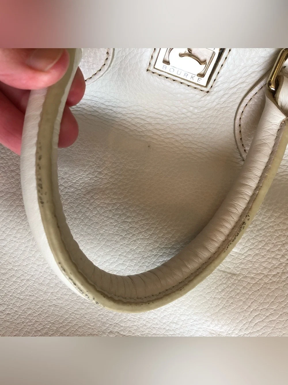 Dooney & Bourke White Satchel Leather Purse
